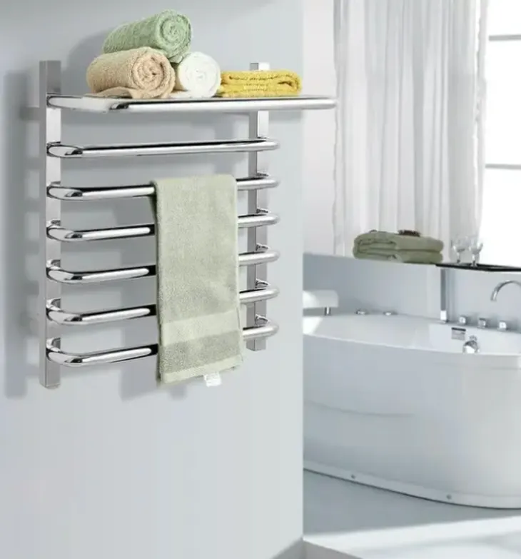 a towel bar in a small bathroom - Home Improvement Cast