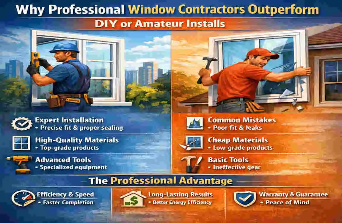 Why Should You Choose a Professional Window Contractor for Your Home?