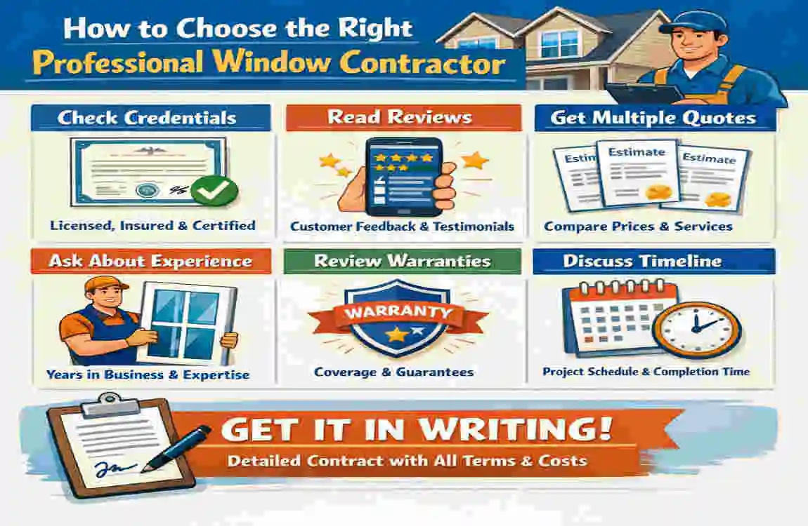 Why Should You Choose a Professional Window Contractor for Your Home?