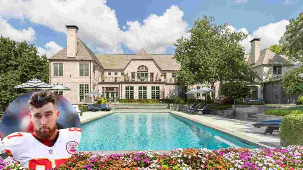 inside travis kelce mansion