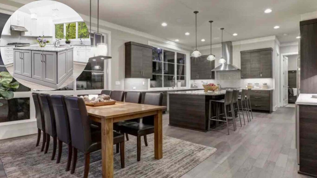 what color floors go with grey cabinets