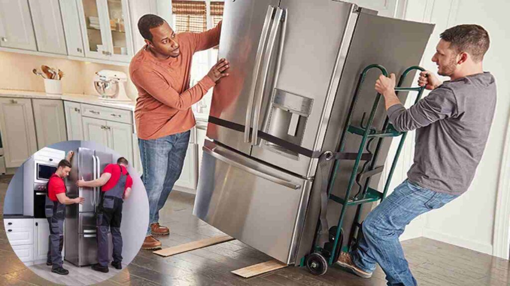 moving a refrigerator by yourself