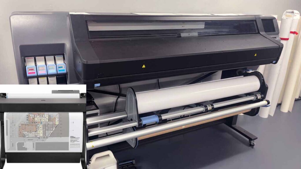 what printer is commonly used for architectural blueprints