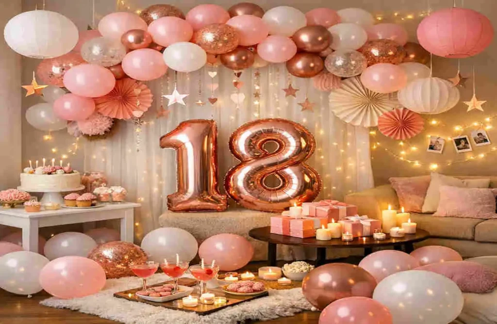 DIY 18th Birthday Decorations at Home