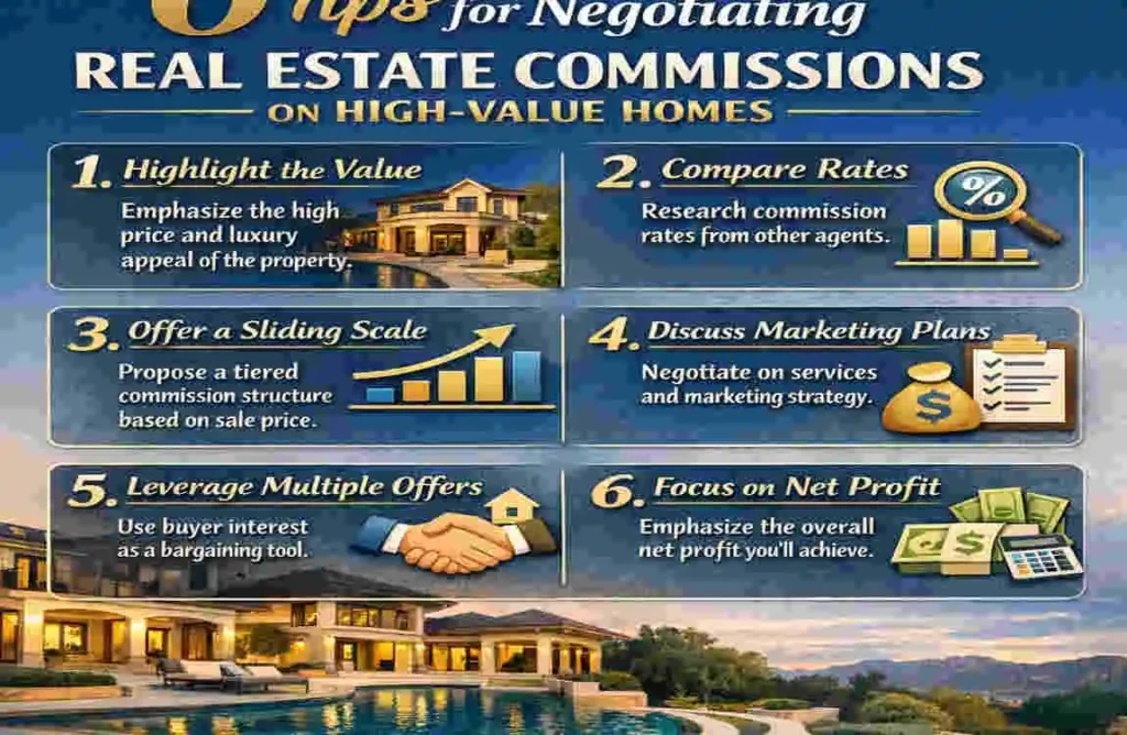 What is the average real estate commission on a million-dollar home?