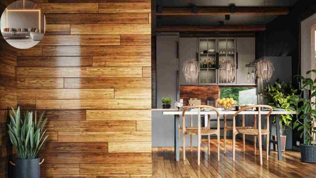 wooden interior design