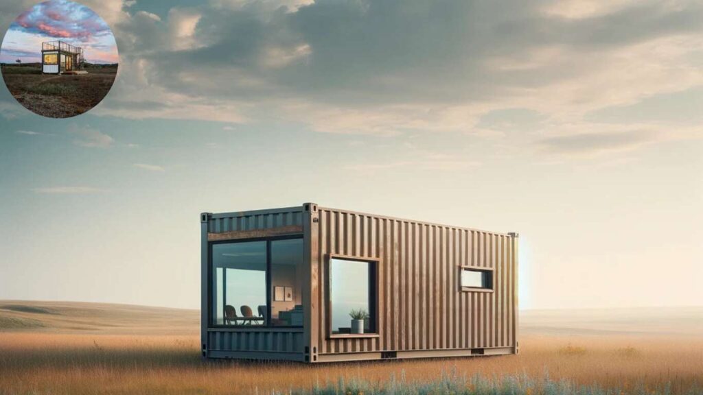 second hand container house