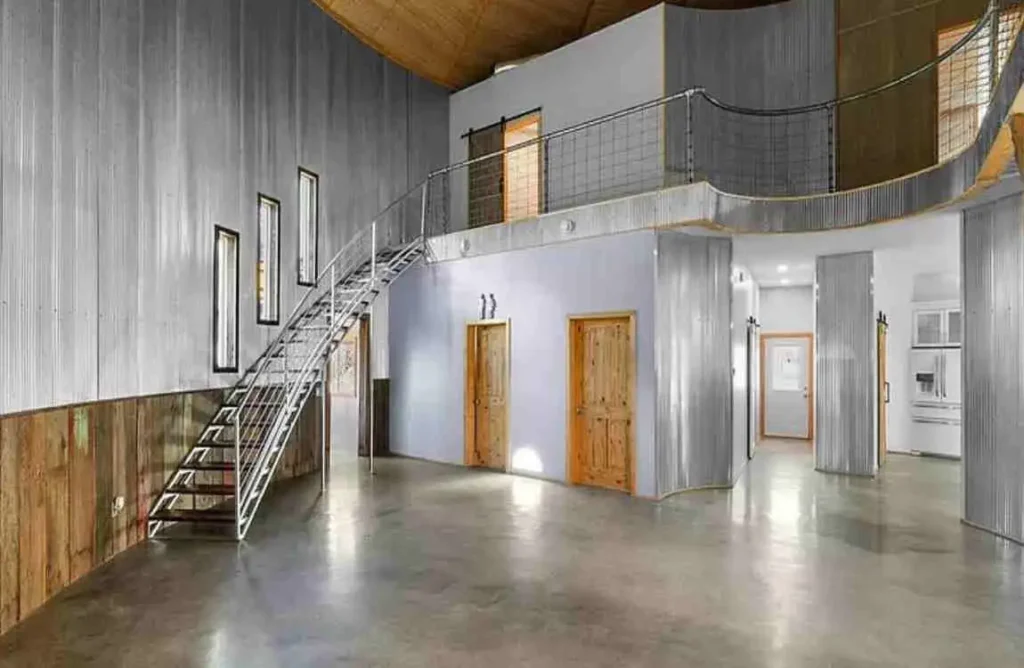 grain bin house interior