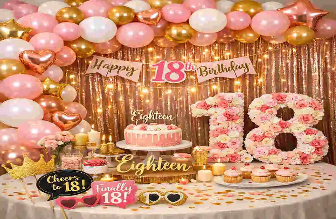DIY 18th Birthday Decorations at Home