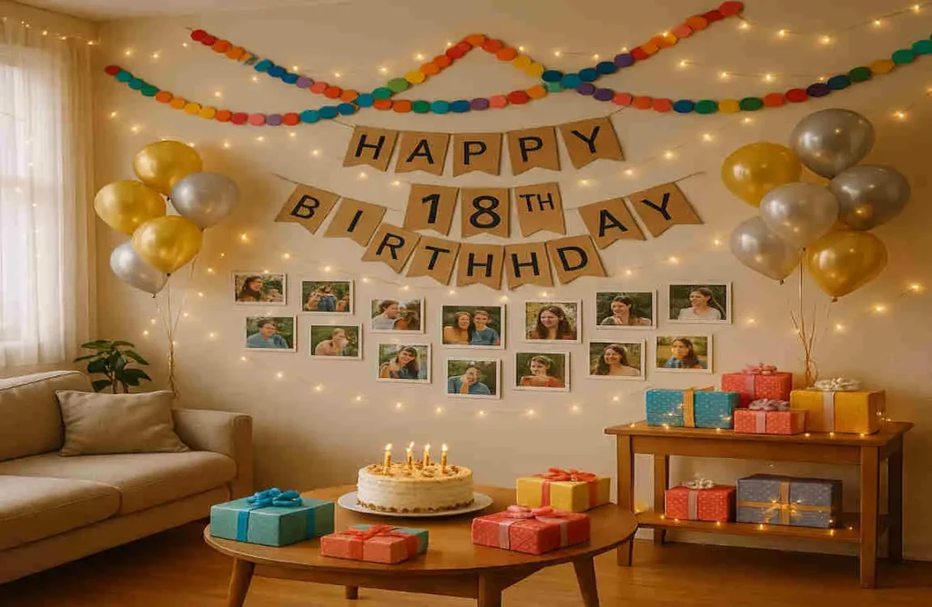 diy 18th birthday decorations at home