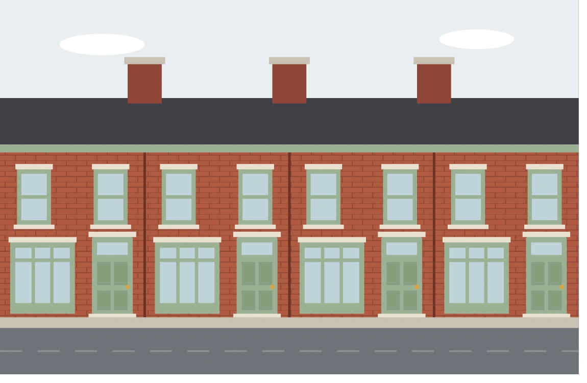 sage green victorian house