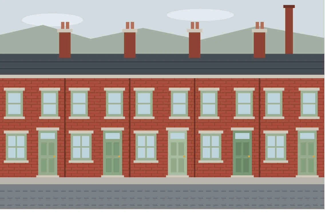 sage green victorian house