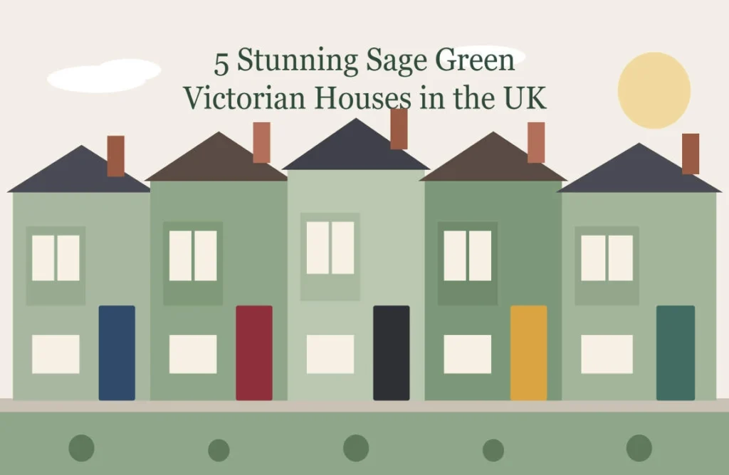 sage green victorian house