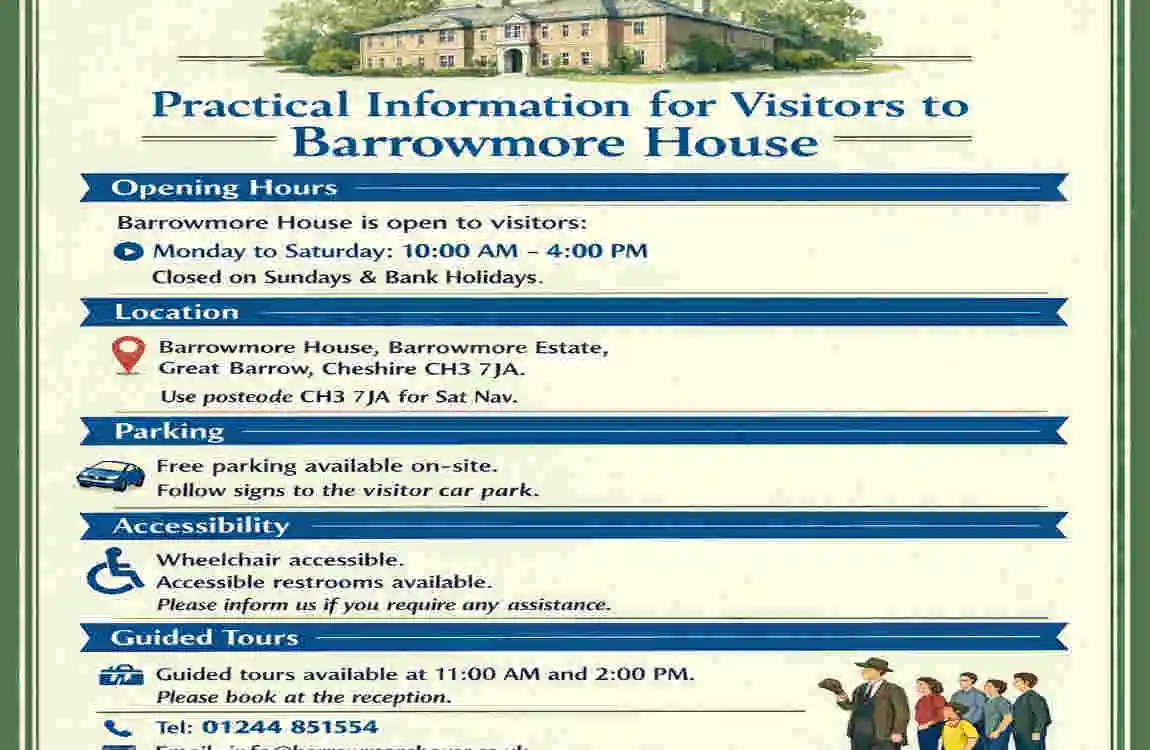 Why should you visit Barrowmore House?