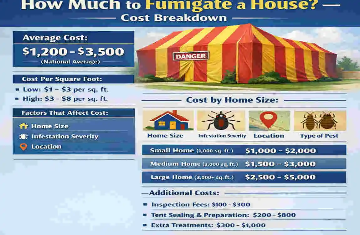 how much to fumigate a house