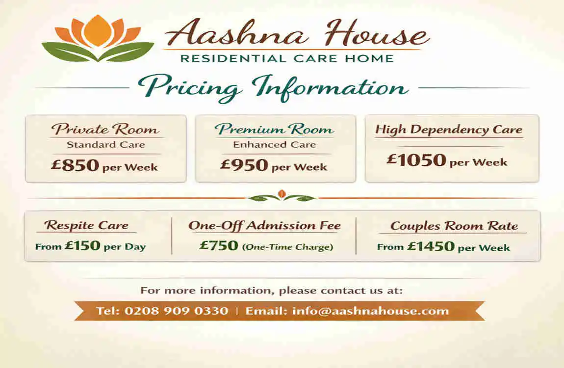 Aashna House Residential Care offers what services?