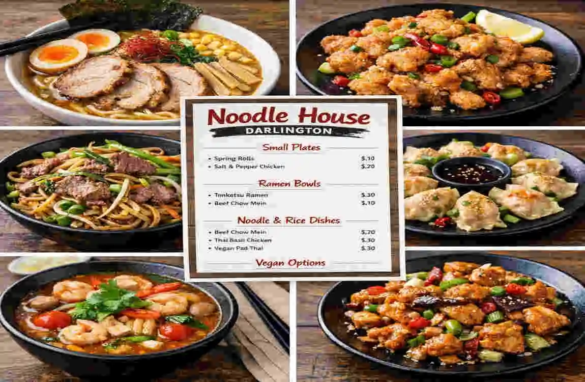 noodle house darlington menu