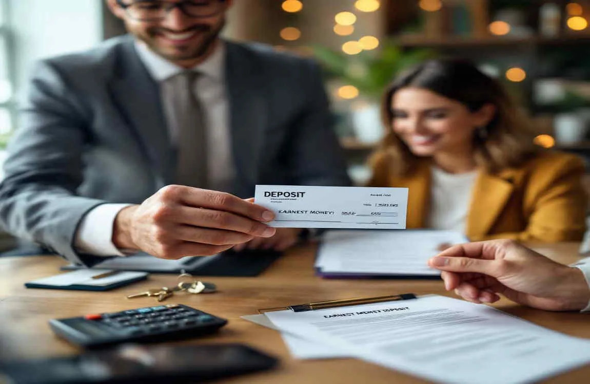 when is deposit paid on house purchase