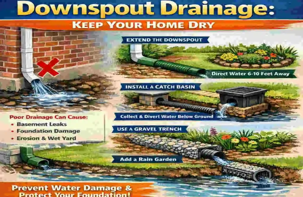 Mastering Downspout Drainage: Keep Your Home Dry