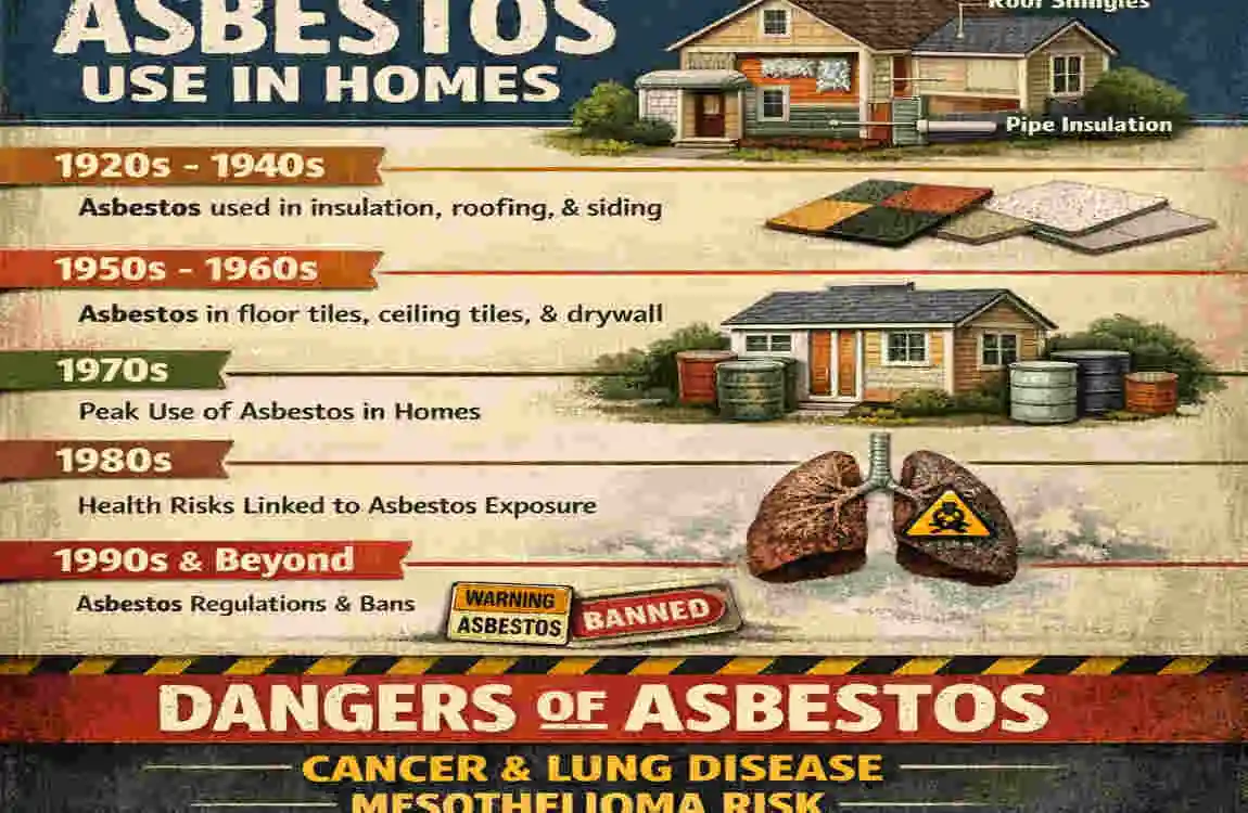 Was asbestos used in 1985?