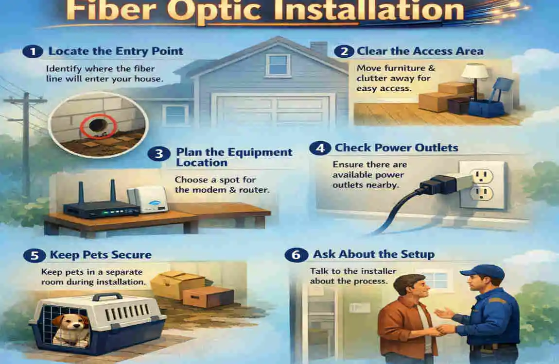 do i need to rewire my house for fiber optic?
