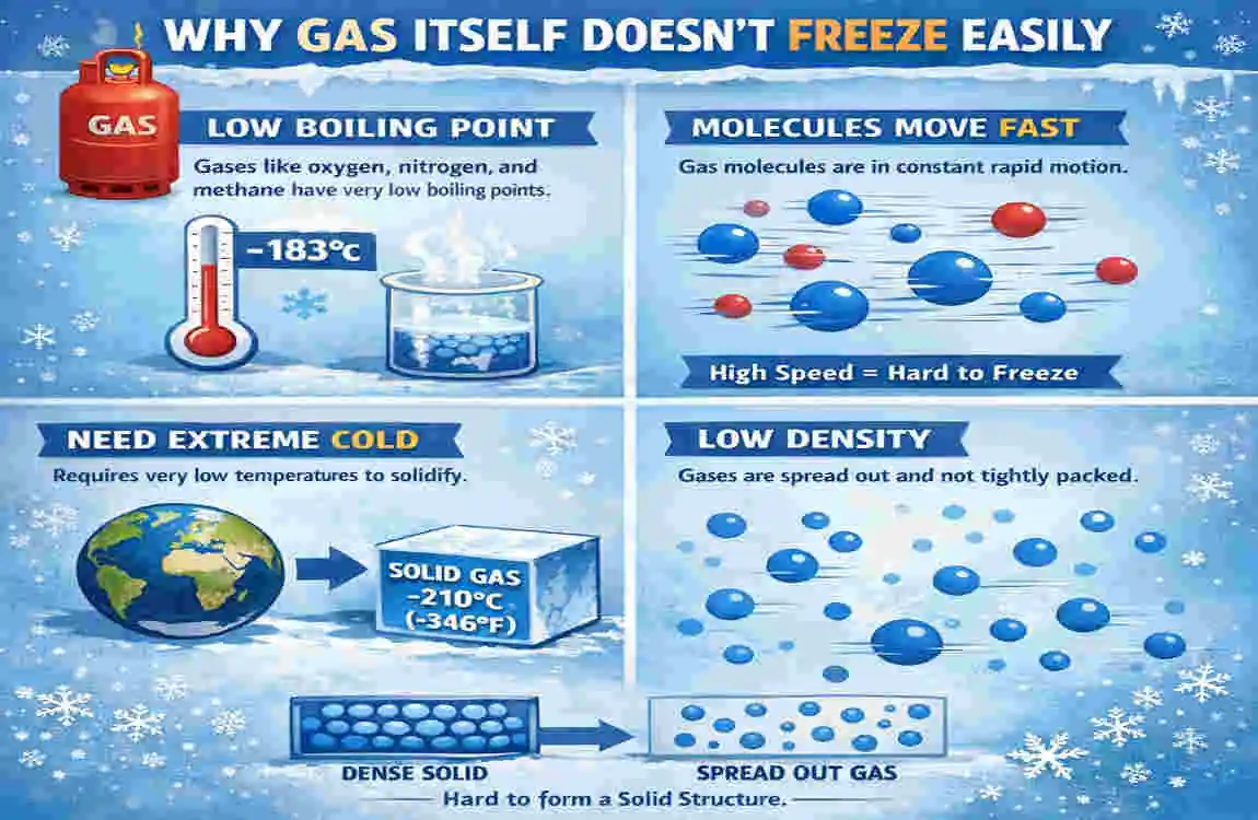 can gas lines freeze in a house