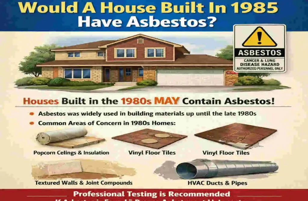 Was asbestos used in 1985?