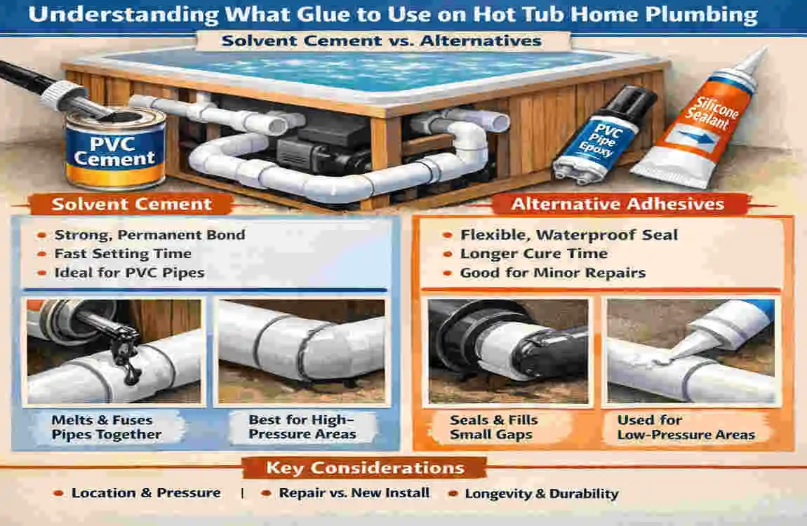 What Glue to Use on Hot Tub Home Plumbing: Best Leak-Proof Options for DIY Repairs