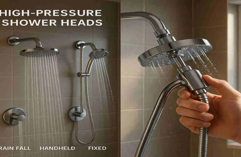 pressure boost shower head