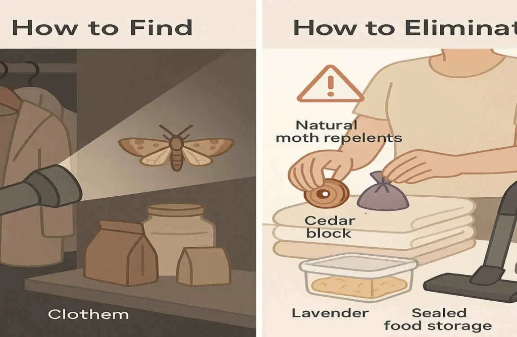 moths in my house where are they coming from