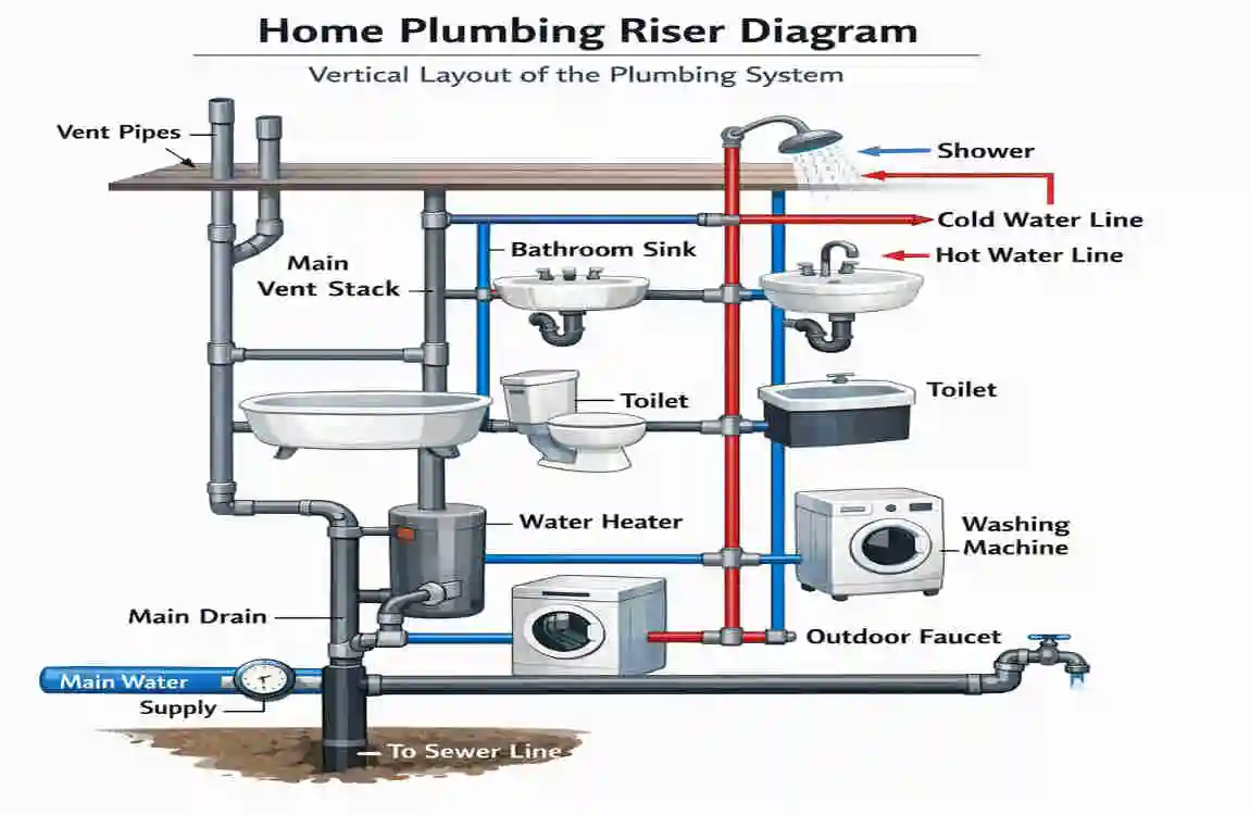 What Is a Riser Diagram in Home Plumbing? Simple Explanation, Uses & DIY Tips
