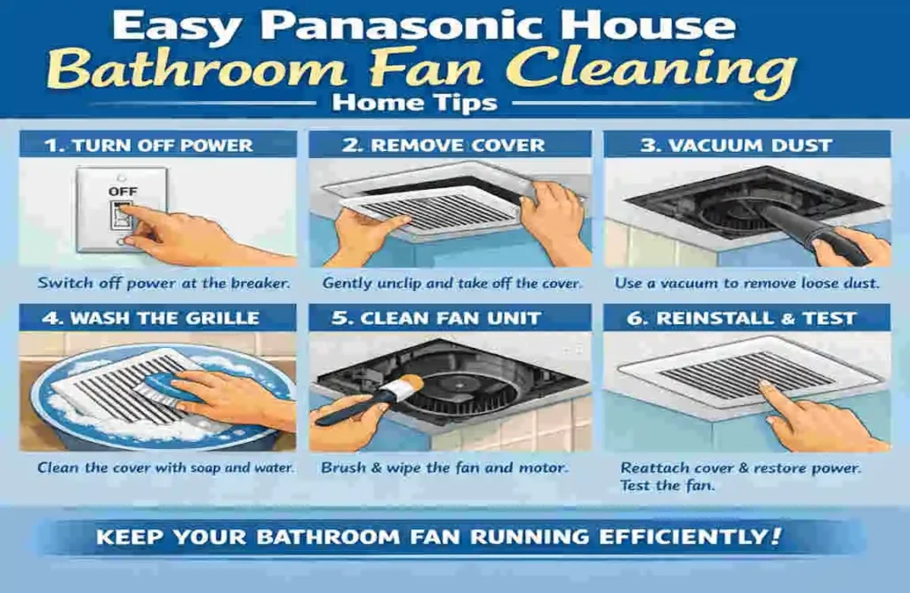 Easy Panasonic House Bathroom Fan Cleaning: Home Tips Easy Panasonic House Bathroom Fan Cleaning: Home Tips