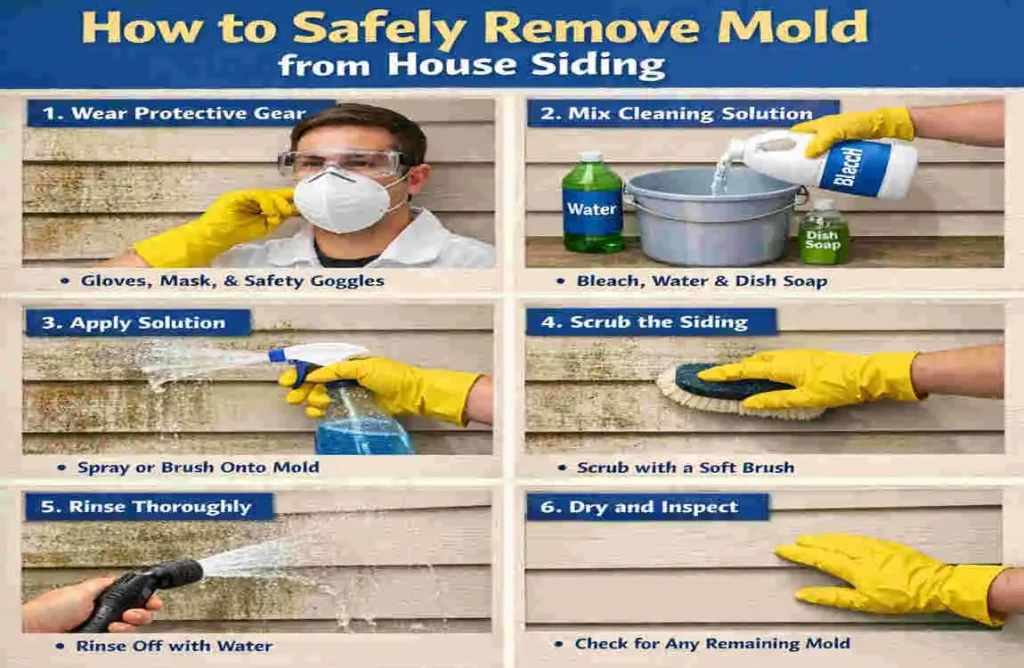 How to Remove Mold from House Siding