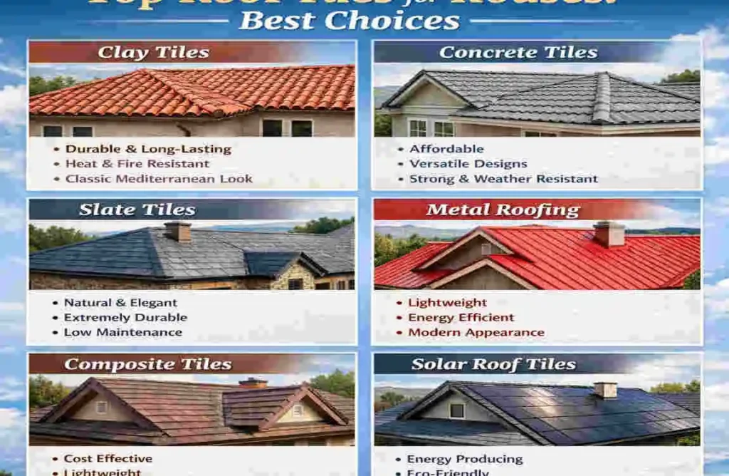 Top Roof Tiles for Houses: Best Choices