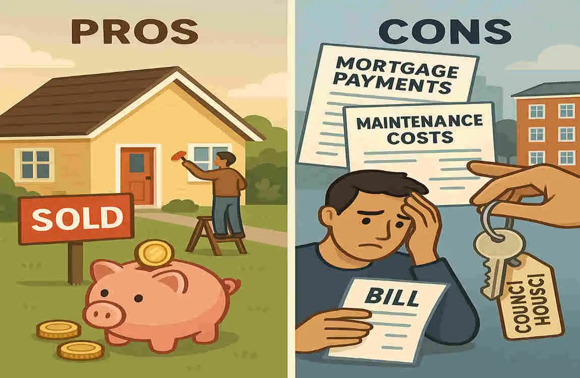 can i buy a house and keep my council house