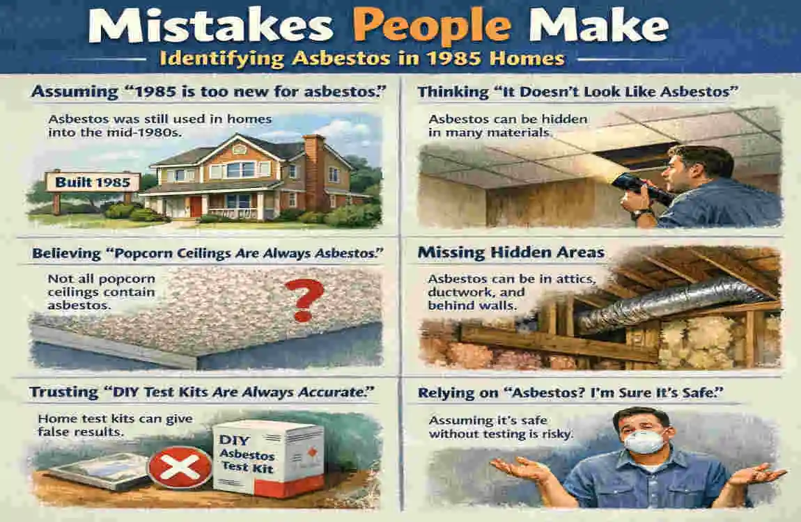 Was asbestos used in 1985?
