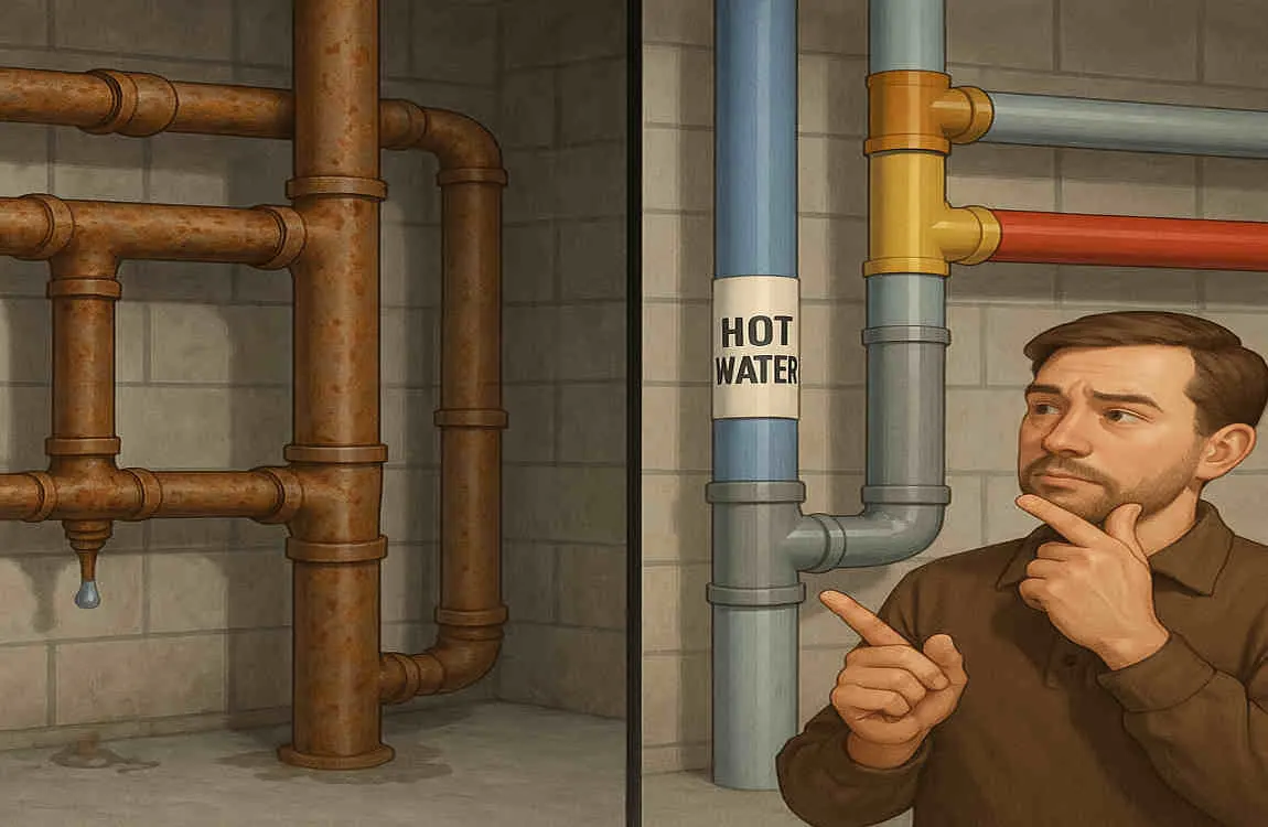 can you paint house plumbing pipes