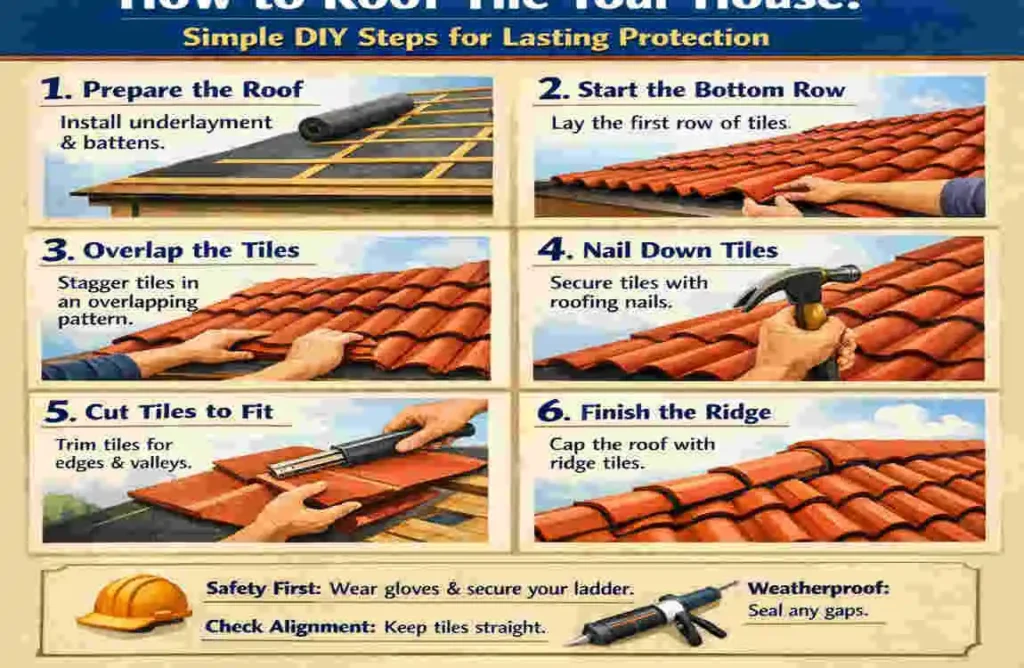 How to Roof Tile Your House: Simple DIY Steps for Lasting Protection