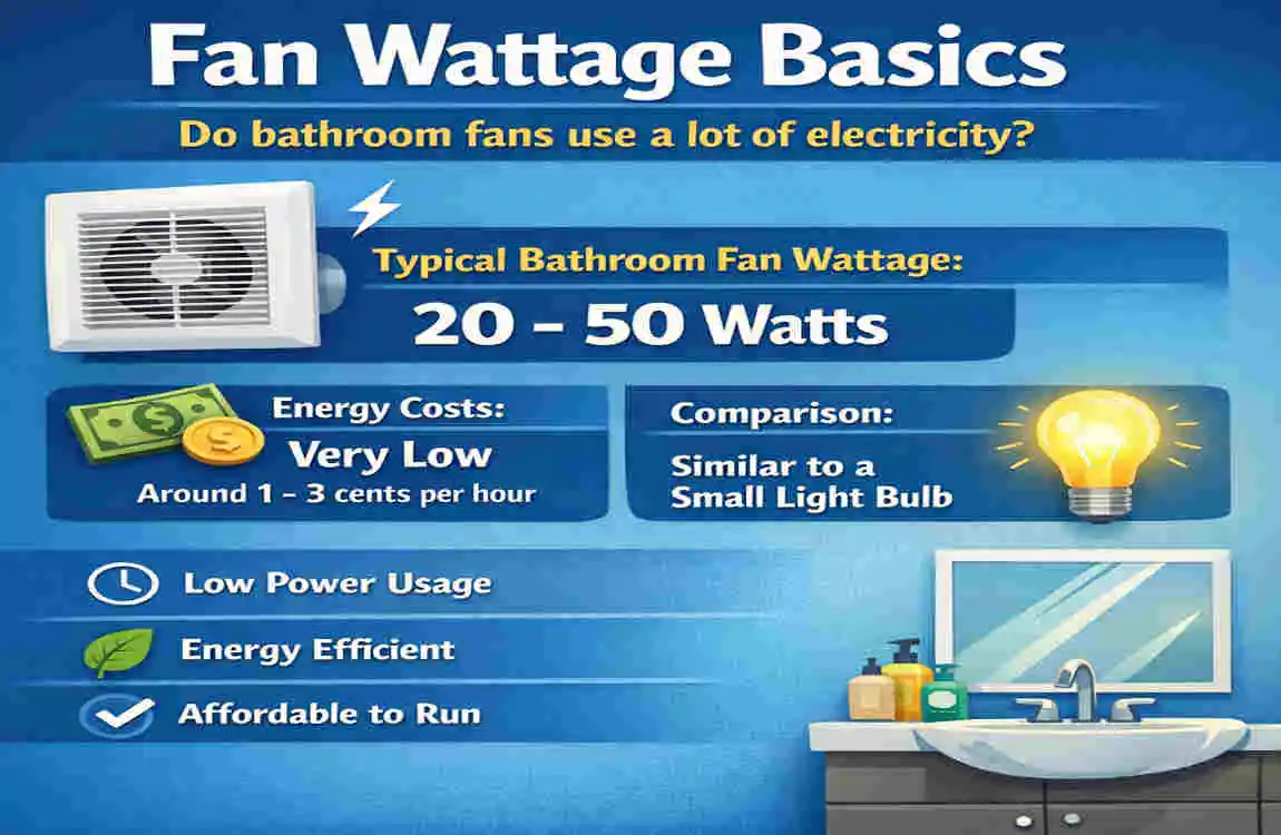 Do Bathroom Fans Use a Lot of Electricity?