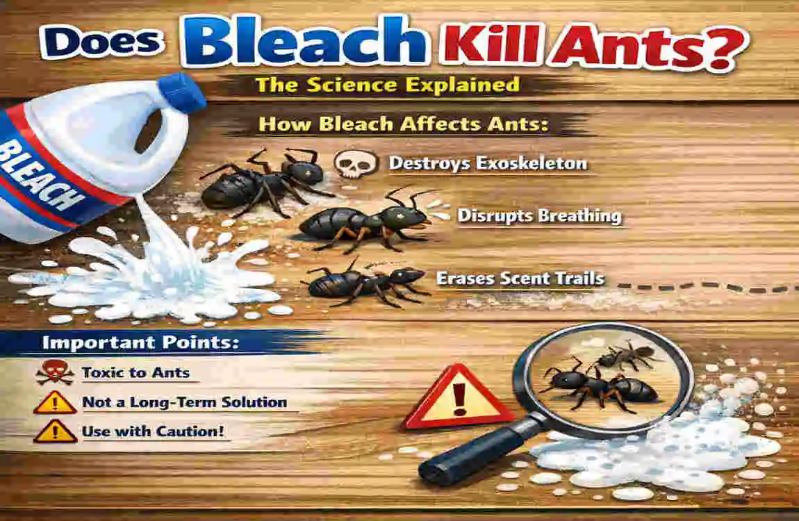 Does Bleach Kill Ants in the House?