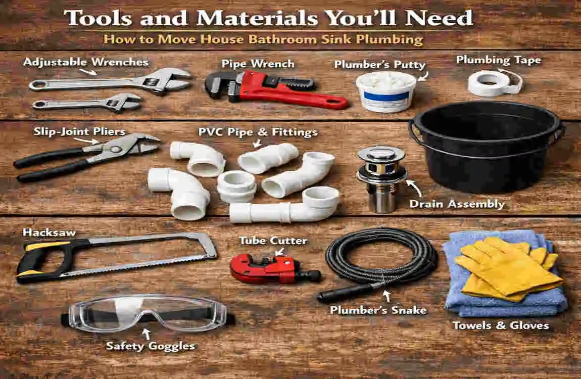 How to Move House Bathroom Sink Plumbing: Step-by-Step DIY Guide for Easy Relocation