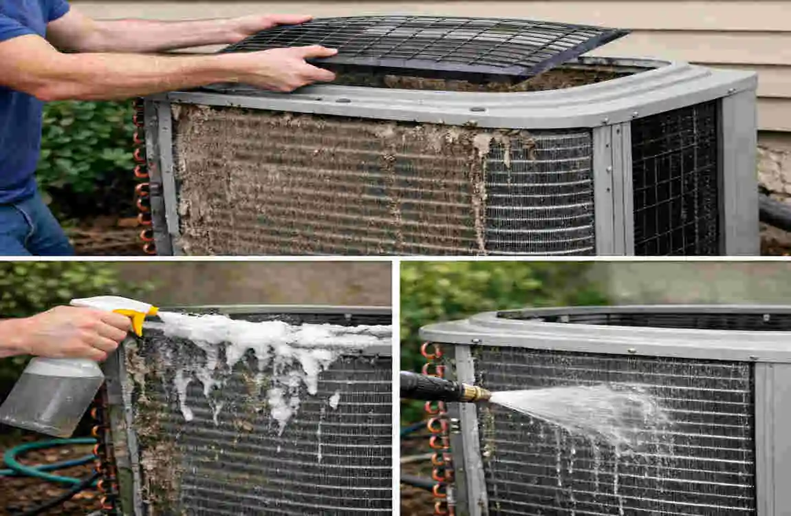 Does Spraying AC Condenser with Water Help Cool Your House?