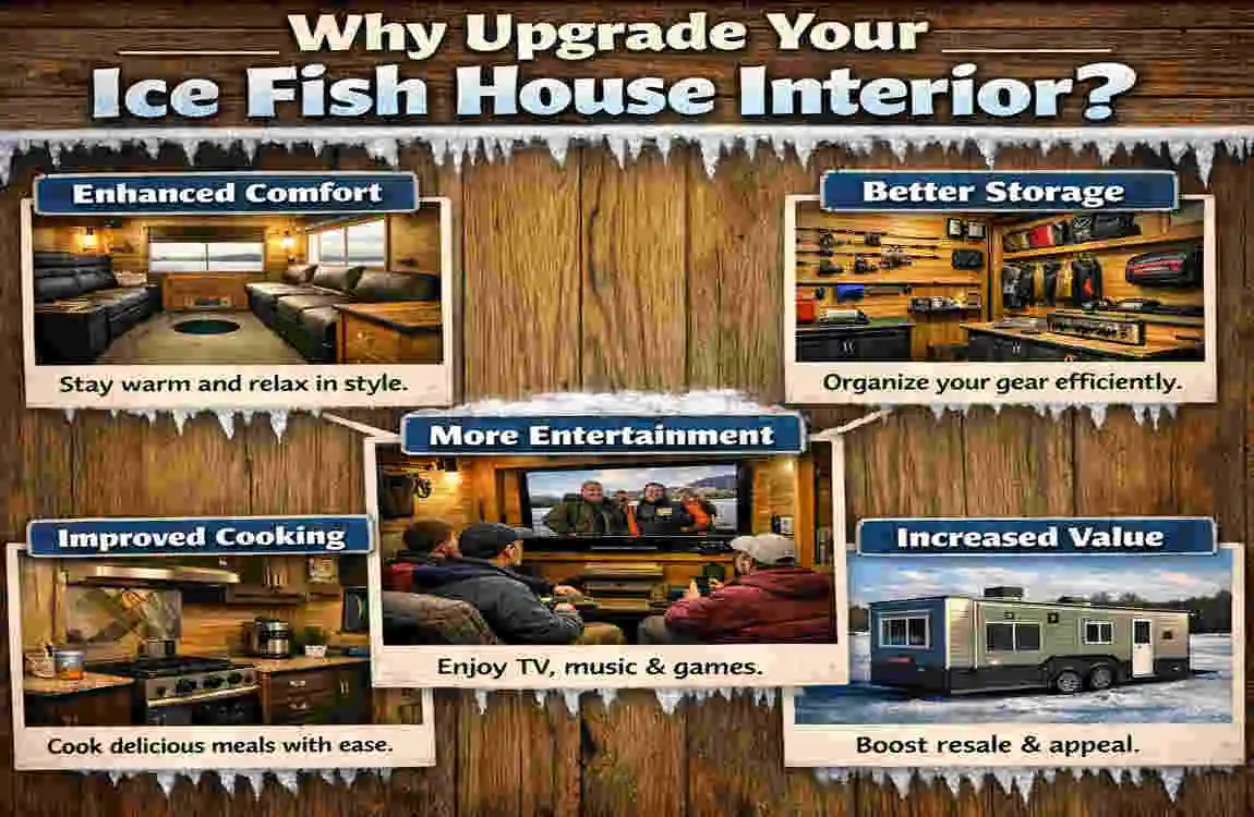 Cozy Ice Fish House Interior Ideas to Transform Your Frozen Fishing Retreat