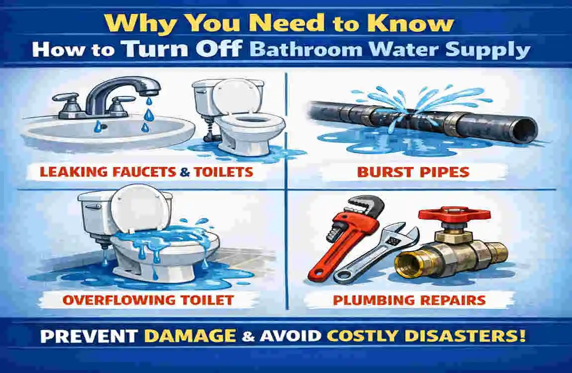 How to Shut Off Bathroom Water Supply in Your Home