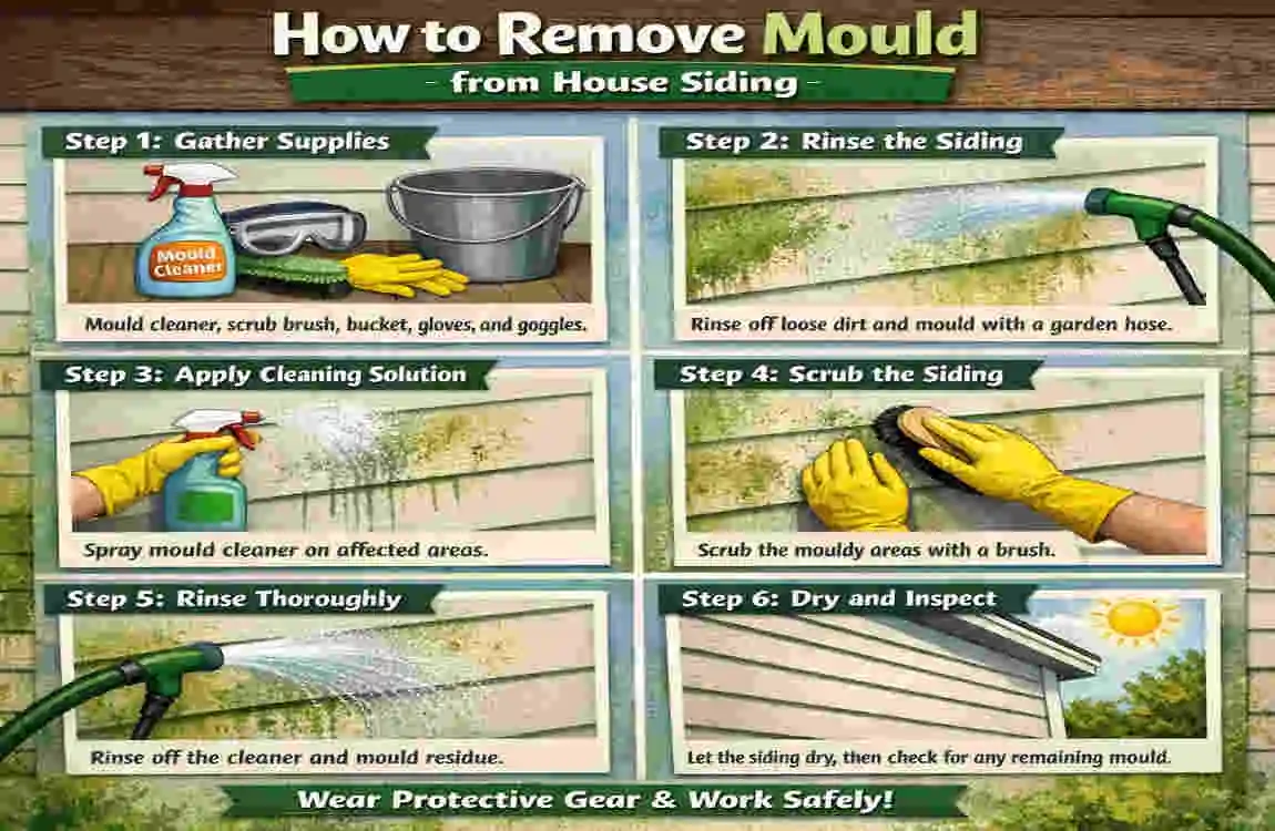 How to Remove Mold from House Siding