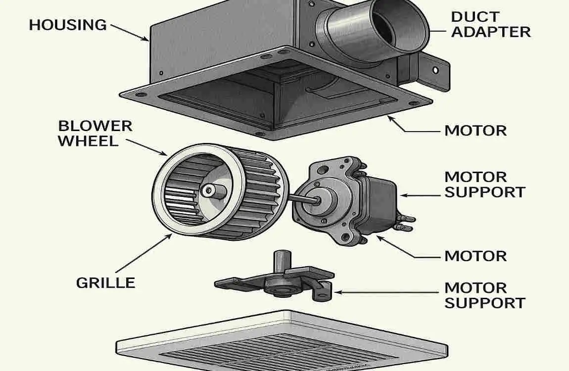 how to clean panasonic house bathroom fan