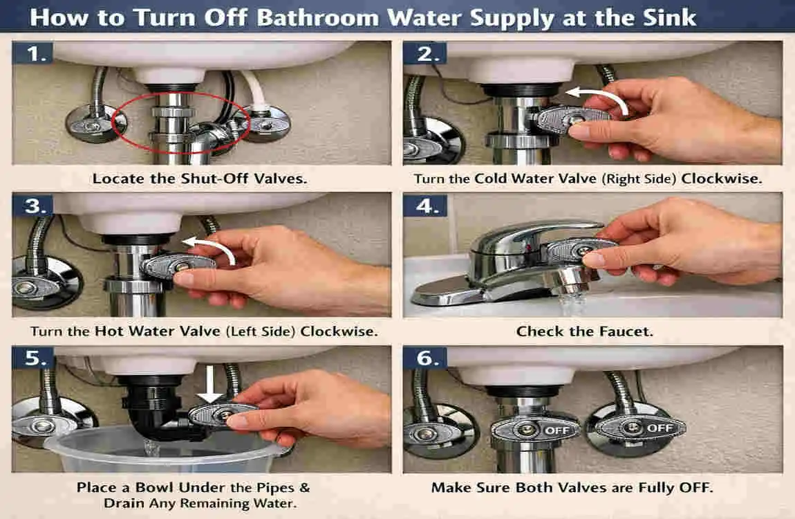 How to Shut Off Bathroom Water Supply in Your Home