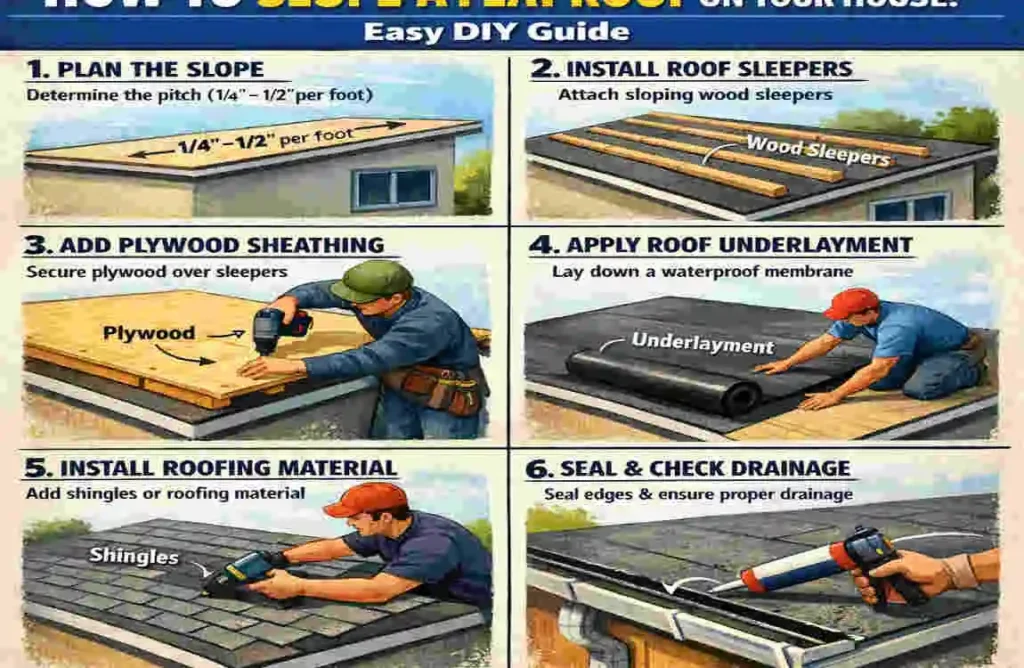 How to Slope a Flat Roof on Your House: Easy DIY Guide