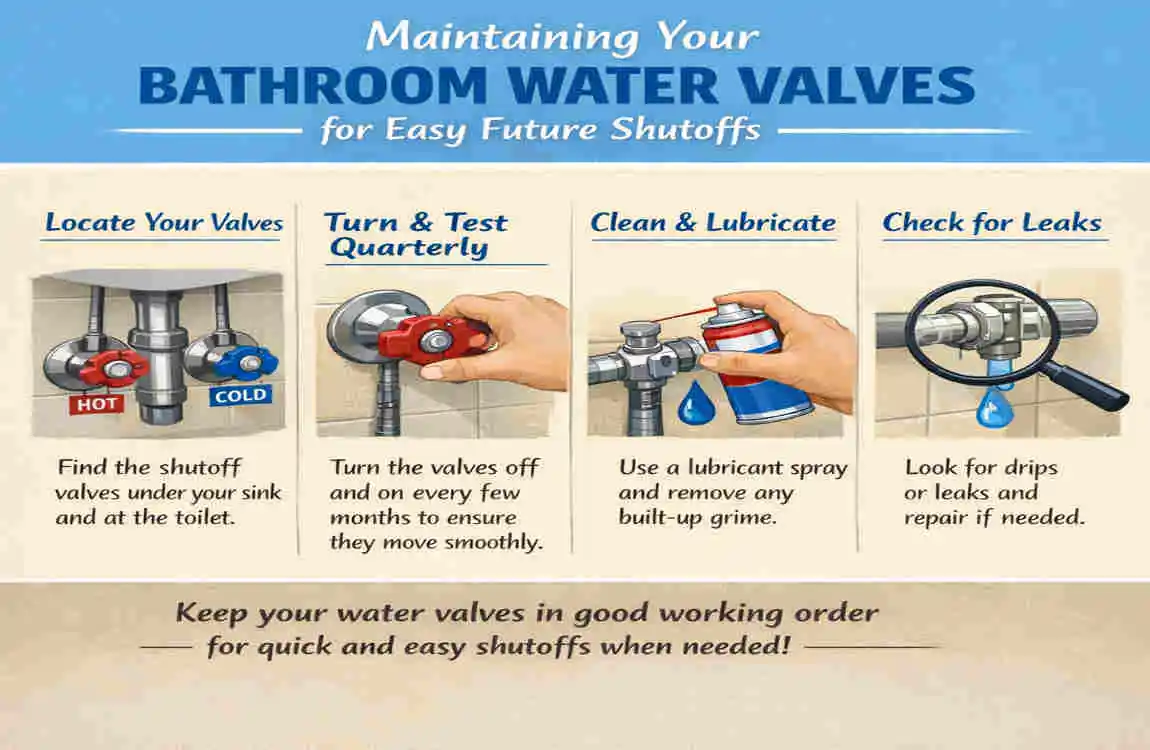 How to Shut Off Bathroom Water Supply in Your Home