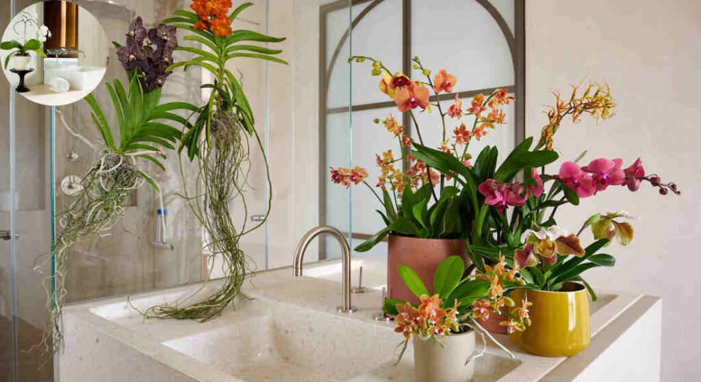 do orchids do well in house bathrooms